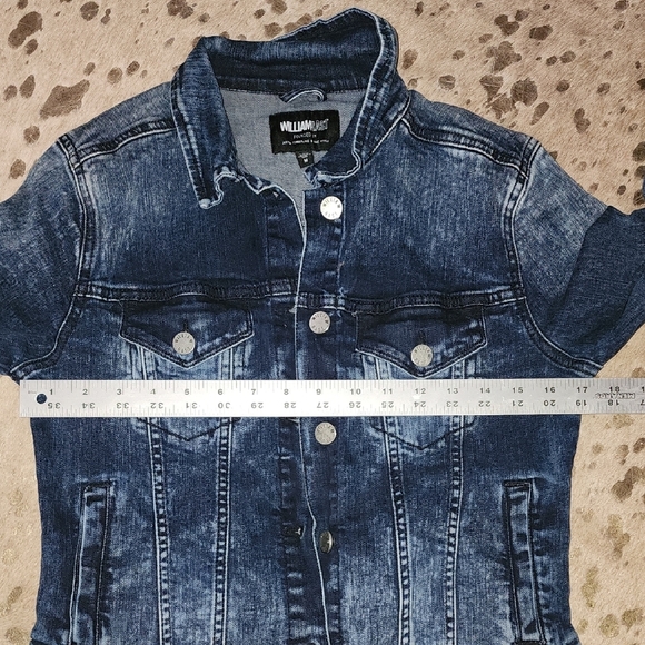 William Rast Dark Blue Jean Jacket - Picture 3 of 5